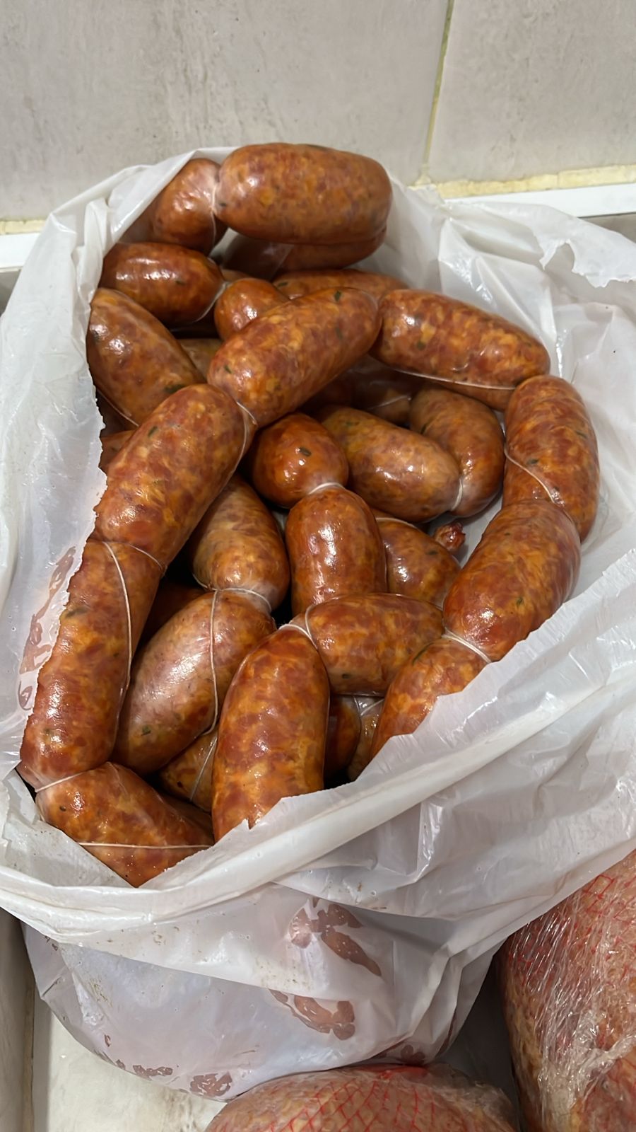 Chorizos ahumados