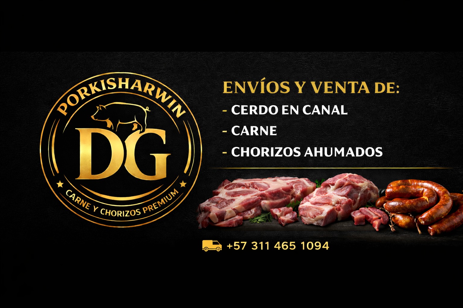 Porkisharwin DG - Carne y chorizos premium
